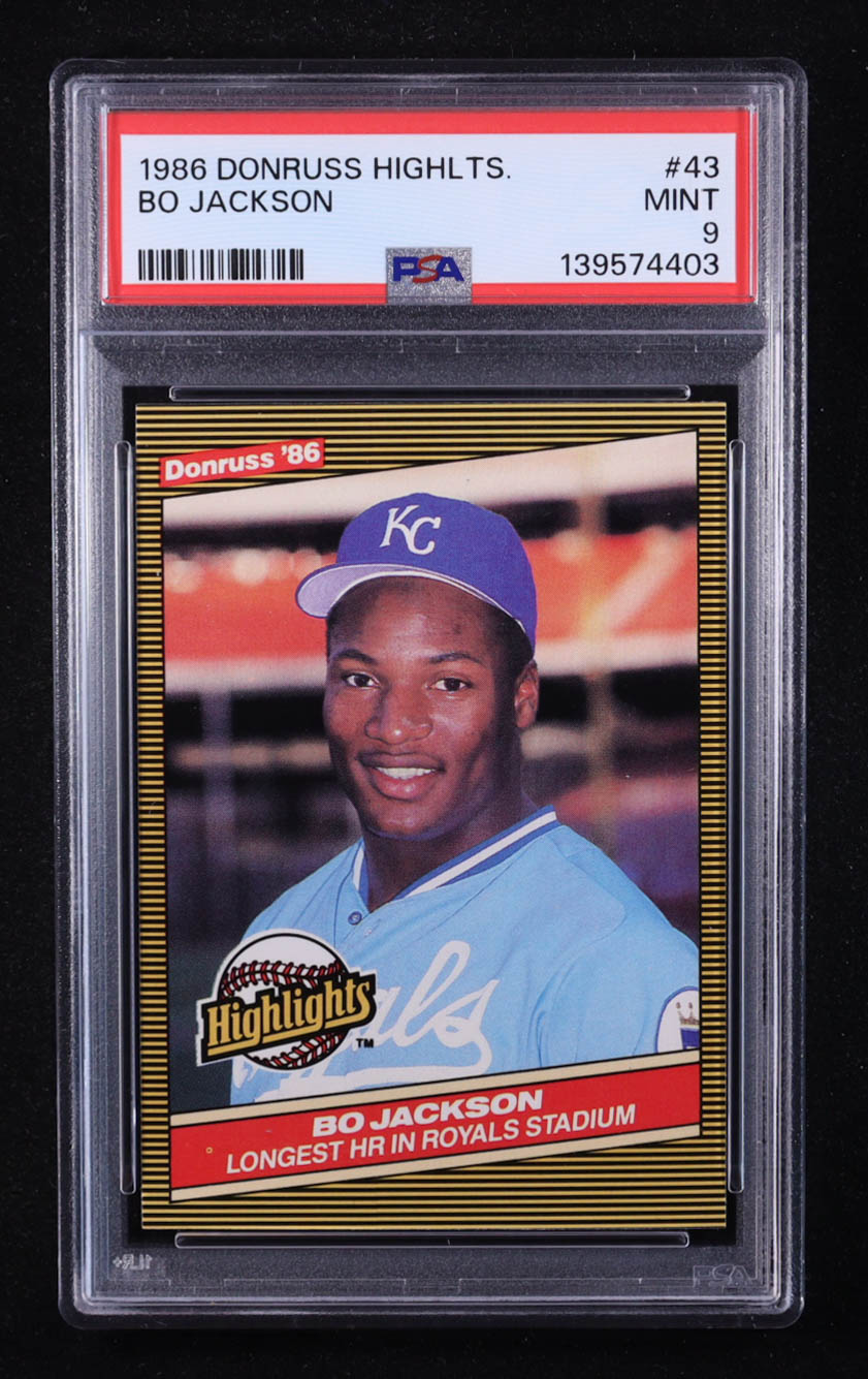 Bo Jackson 1986 Donruss Highlights #43 (PSA 9) at PristineAuction.com Bo Jackson 1986 Donruss Highlights #43 (PSA 9) at PristineAuction.com
