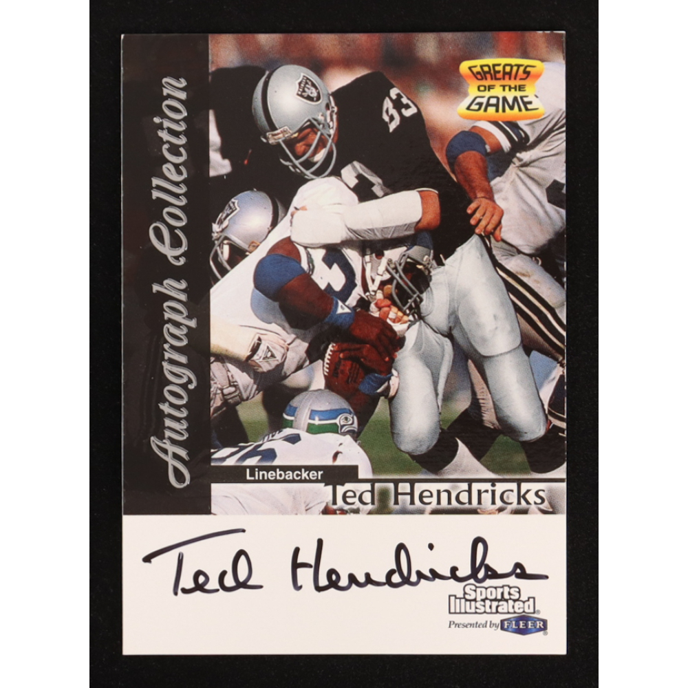 Ted Hendricks 1999 Sports Illustrated Autographs #10 at PristineAuction.com