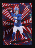 Jaxson Dart 2025 Panini Revolution Red Swirl #219 RC at PristineAuction.com