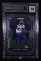 Justin Jefferson Signed 2020 Panini Prizm #398 RC (BGS | Autograph Graded BGS 10) at PristineAuction.com