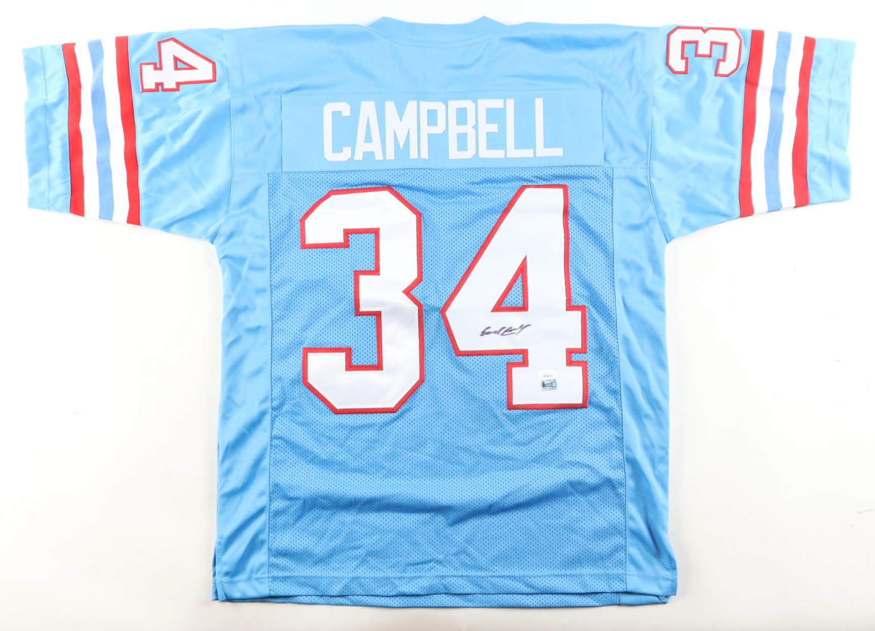 Earl Campbell Signed Jersey (JSA & Campbell) at PristineAuction.com Earl Campbell Signed Jersey (JSA & Campbell) at PristineAuction.com