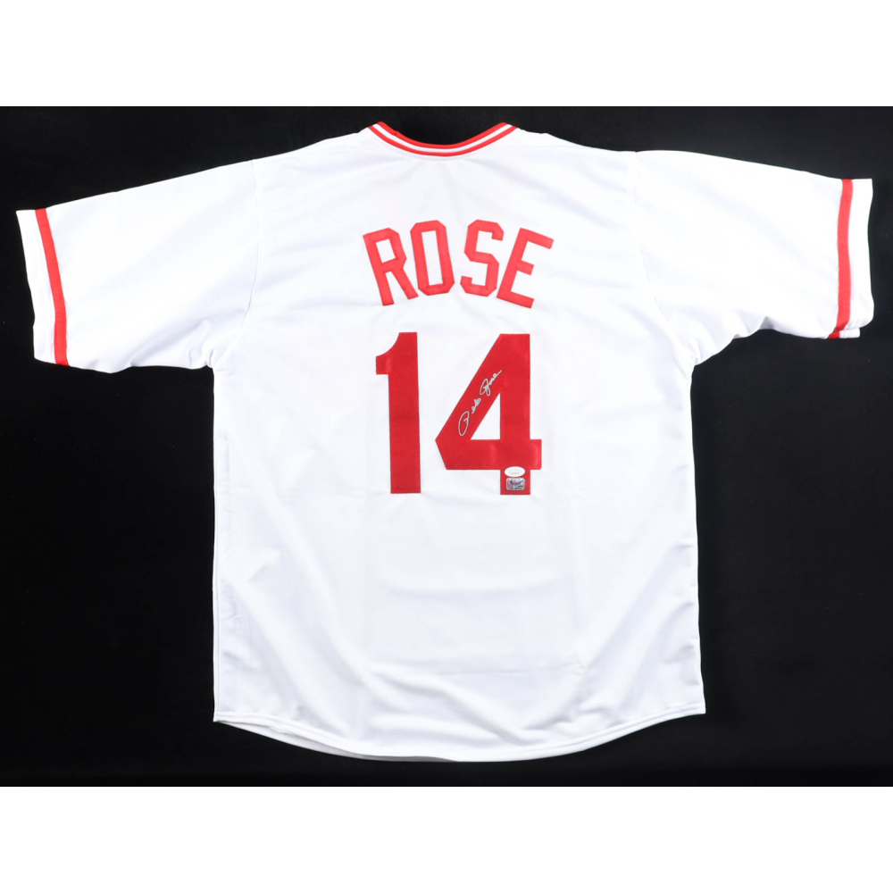 Pete Rose Signed Jersey (Rose & JSA) at PristineAuction.com