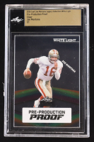 Joe Montana 2024 Leaf Joe Montana Legacy White Light Pre-Production Proof Clear #NNO #1/1 (Leaf Encapsulated) at PristineAuction.com