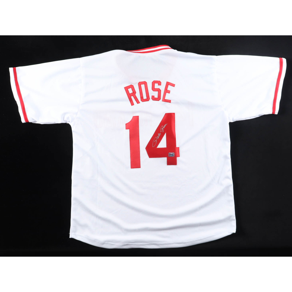 Pete Rose Signed Jersey (Rose) at PristineAuction.com