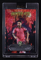 Lionel Messi 2025 Wild Card Haunted Hits Monster Hunt Creepy Castle Red Shimmer #HHCCLM #1/1 at PristineAuction.com
