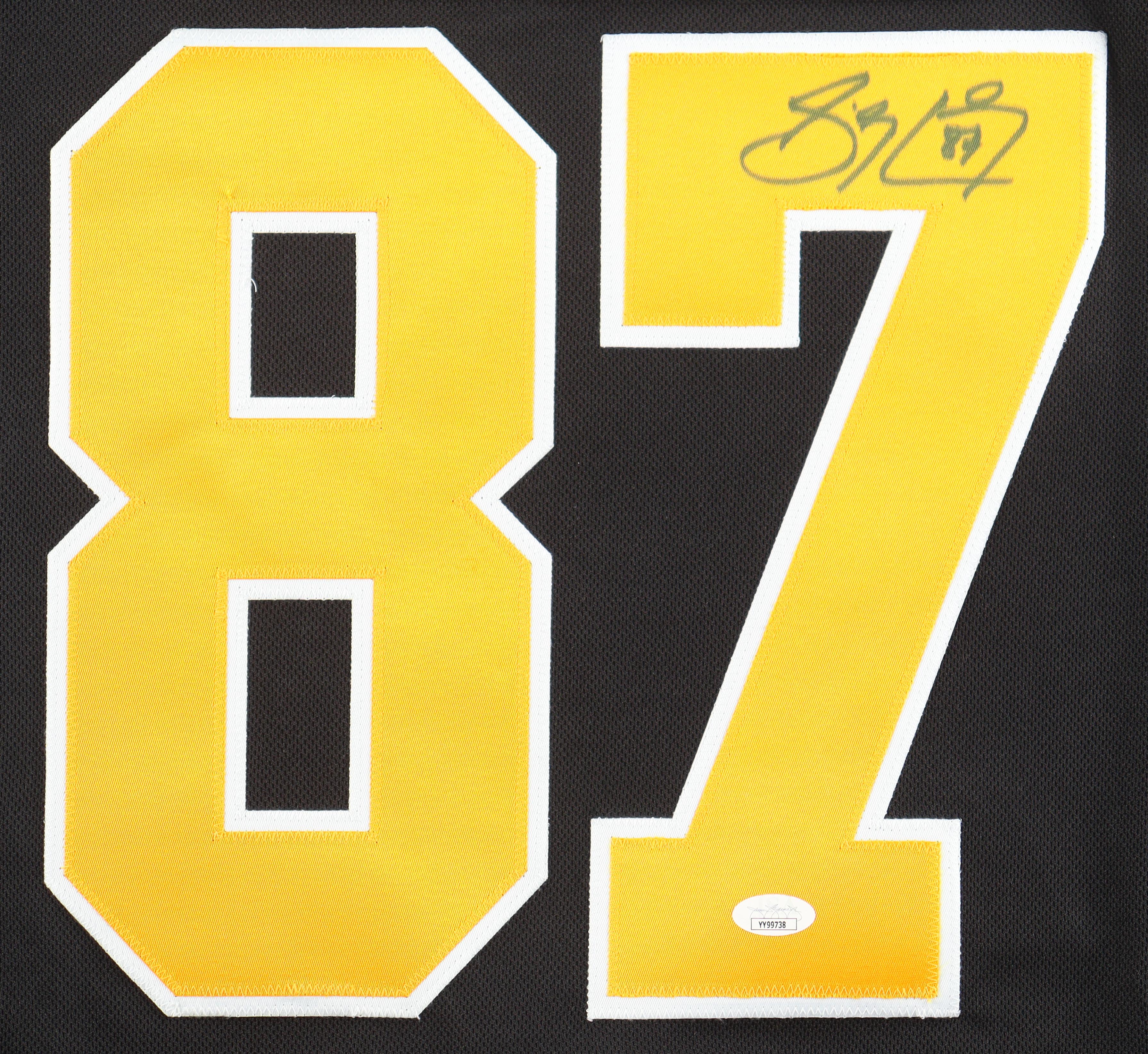 Sidney Crosby Signed Penguins Fanatics Authentic Jersey with Captain's Patch (JSA) at PristineAuction.com Sidney Crosby Signed Penguins Fanatics Authentic Jersey with Captain's Patch (JSA) at PristineAuction.com