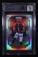 Ja'Marr Chase Signed 2021 Panini Prizm Rookie Variations #V-337 RC (BGS | Autograph Grade BGS 10) at PristineAuction.com
