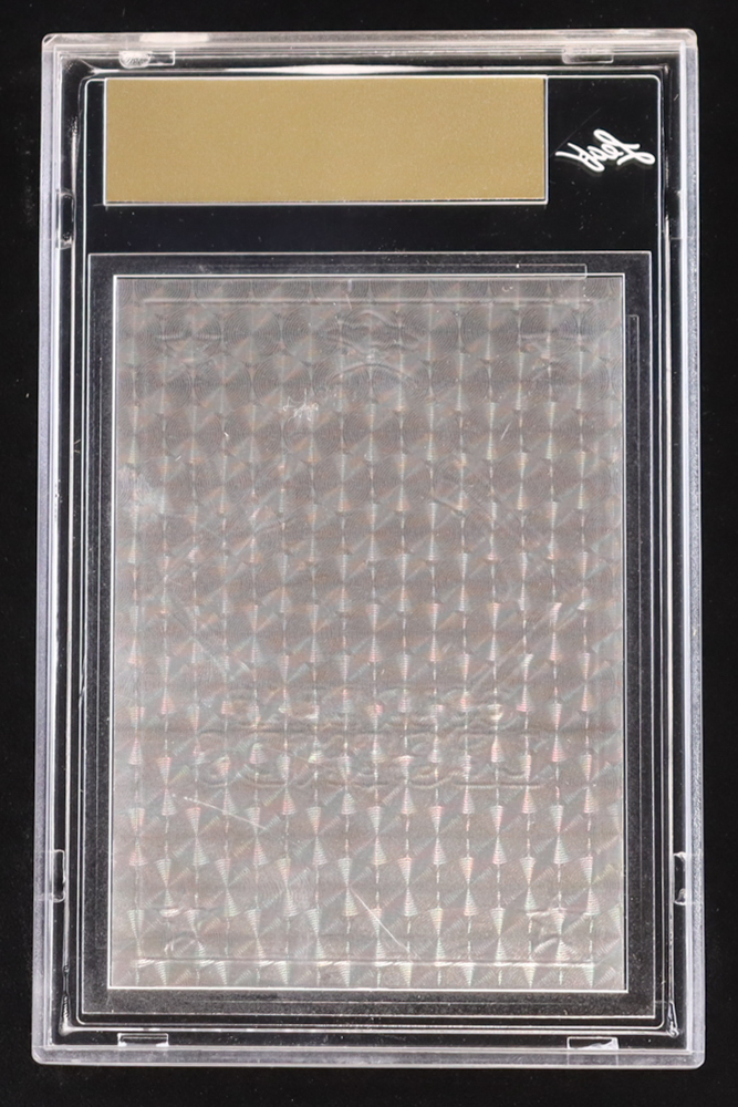 Joe Montana 2024 Leaf Joe Montana Legacy Gold Leaf Legends Pre-Production Proof Super Prismatic Gold #NNO #1/1 (Leaf Encapsulated) at PristineAuction.com Joe Montana 2024 Leaf Joe Montana Legacy Gold Leaf Legends Pre-Production Proof Super Prismatic Gold #NNO #1/1 (Leaf Encapsulated) at PristineAuction.com