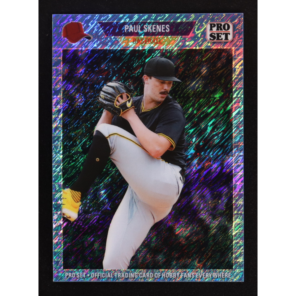 Paul Skenes 2024 Leaf Collective Promo '89 Pro Set Shimmer Light Blue #89B5 RC at PristineAuction.com