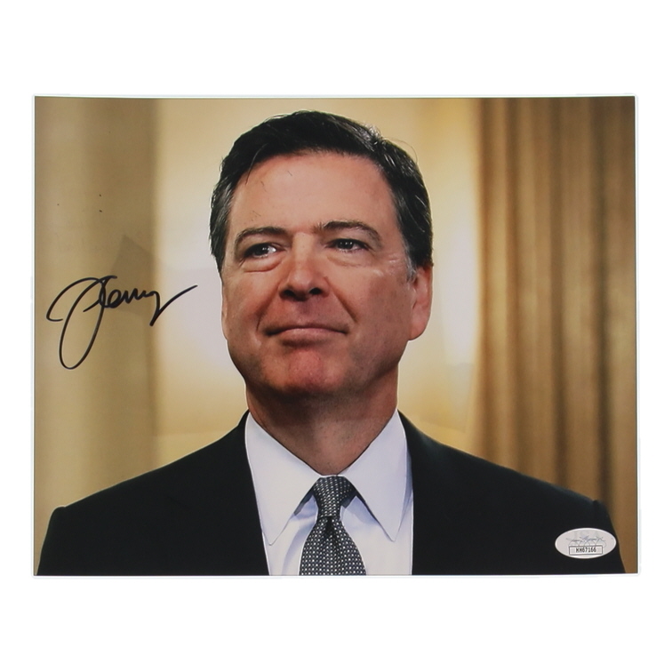 James Comey Signed 8x10 Photo (JSA) at PristineAuction.com James Comey Signed 8x10 Photo (JSA) at PristineAuction.com