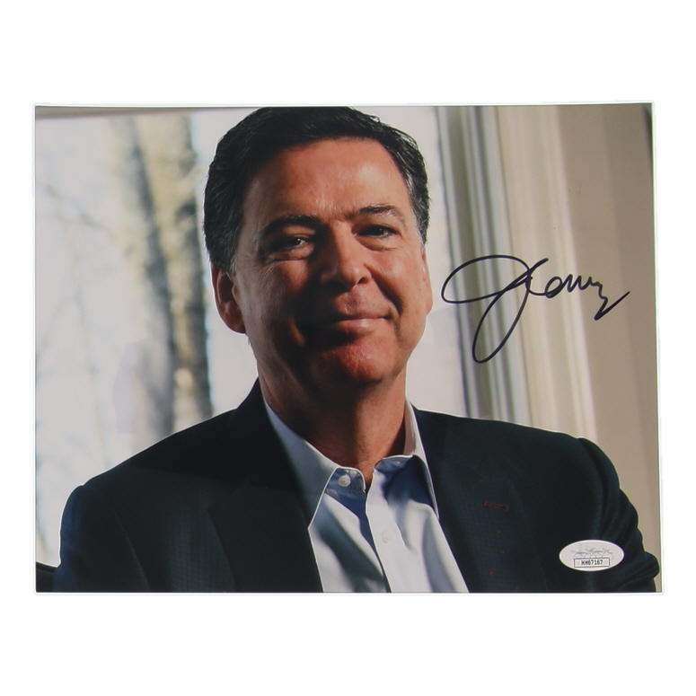 James Comey Signed 8x10 Photo (JSA) at PristineAuction.com James Comey Signed 8x10 Photo (JSA) at PristineAuction.com