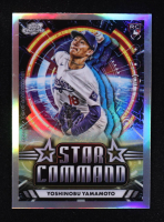 Yoshinobu Yamamoto 2024 Topps Cosmic Chrome Star Command #SC9 RC at PristineAuction.com