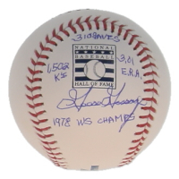 Goose Gossage Signed OML Hall of Fame Logo Baseball with Multiple Career Statistic Inscriptions (JSA) at PristineAuction.com