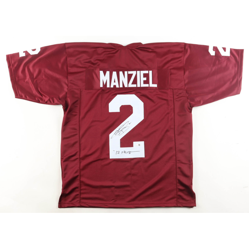 Johnny Manziel Signed Jersey Inscribed "'12 Heisman" (JSA) at PristineAuction.com