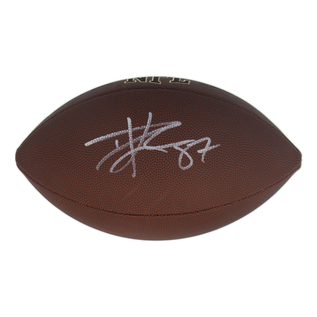 Travis Kelce Signed NFL Football (TSE) at PristineAuction.com Travis Kelce Signed NFL Football (TSE) at PristineAuction.com