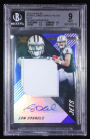 Sam Darnold 2018 Panini XR Rookie Jumbo Swatch Autographs Blue #2 #06/10 RC (Beckett 9 | Auto Grade BGS 10) at PristineAuction.com