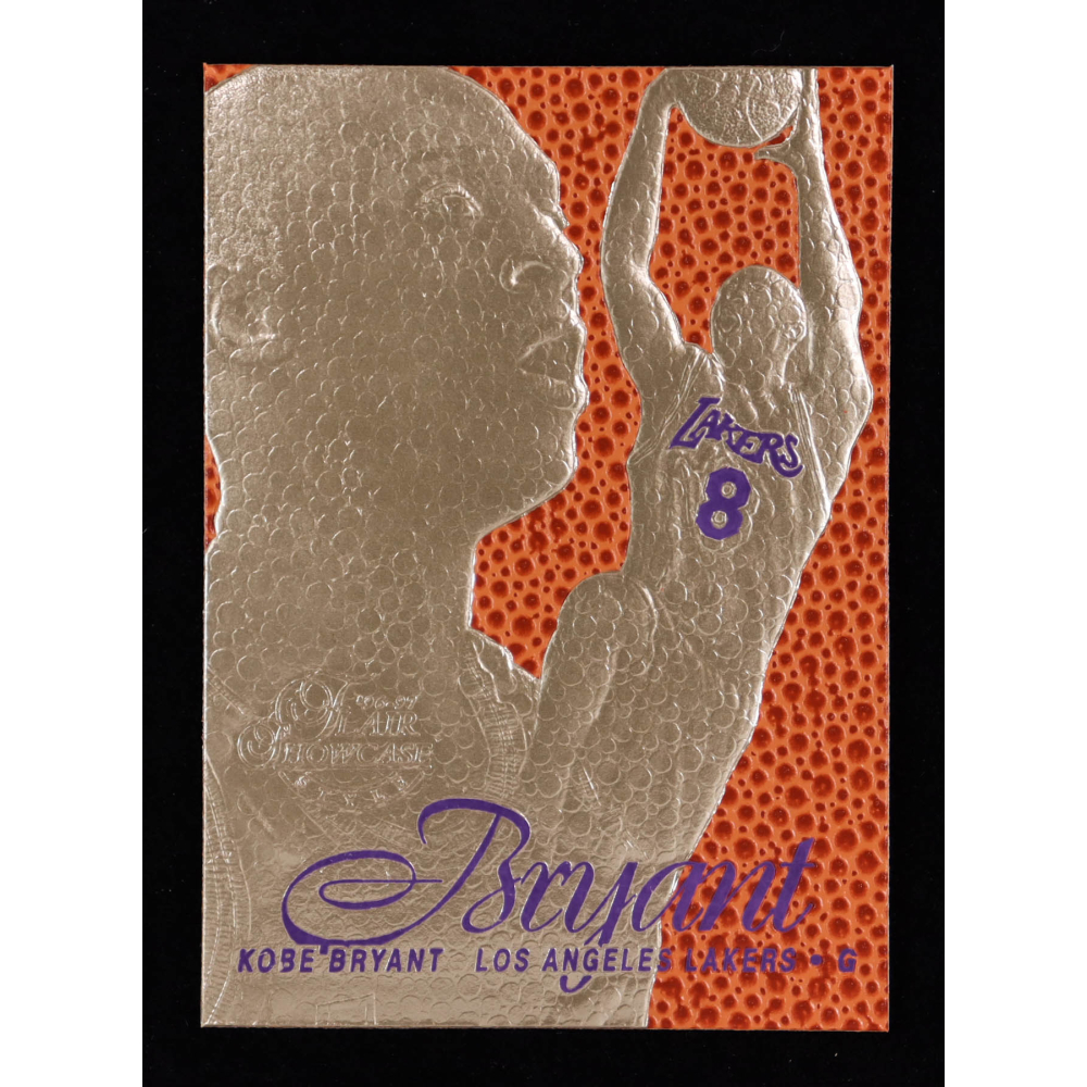 Kobe Bryant 1996-97 Fleer Flair Showcase Legacy Feel the Game Purple 23KT Gold RC #7461 at PristineAuction.com