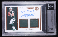 Sam Darnold 2018 Panini Encased Rookie Dual Swatch Signatures #RDSSD #19/25 RC (Beckett 9 | Auto Grade BGS 10) at PristineAuction.com