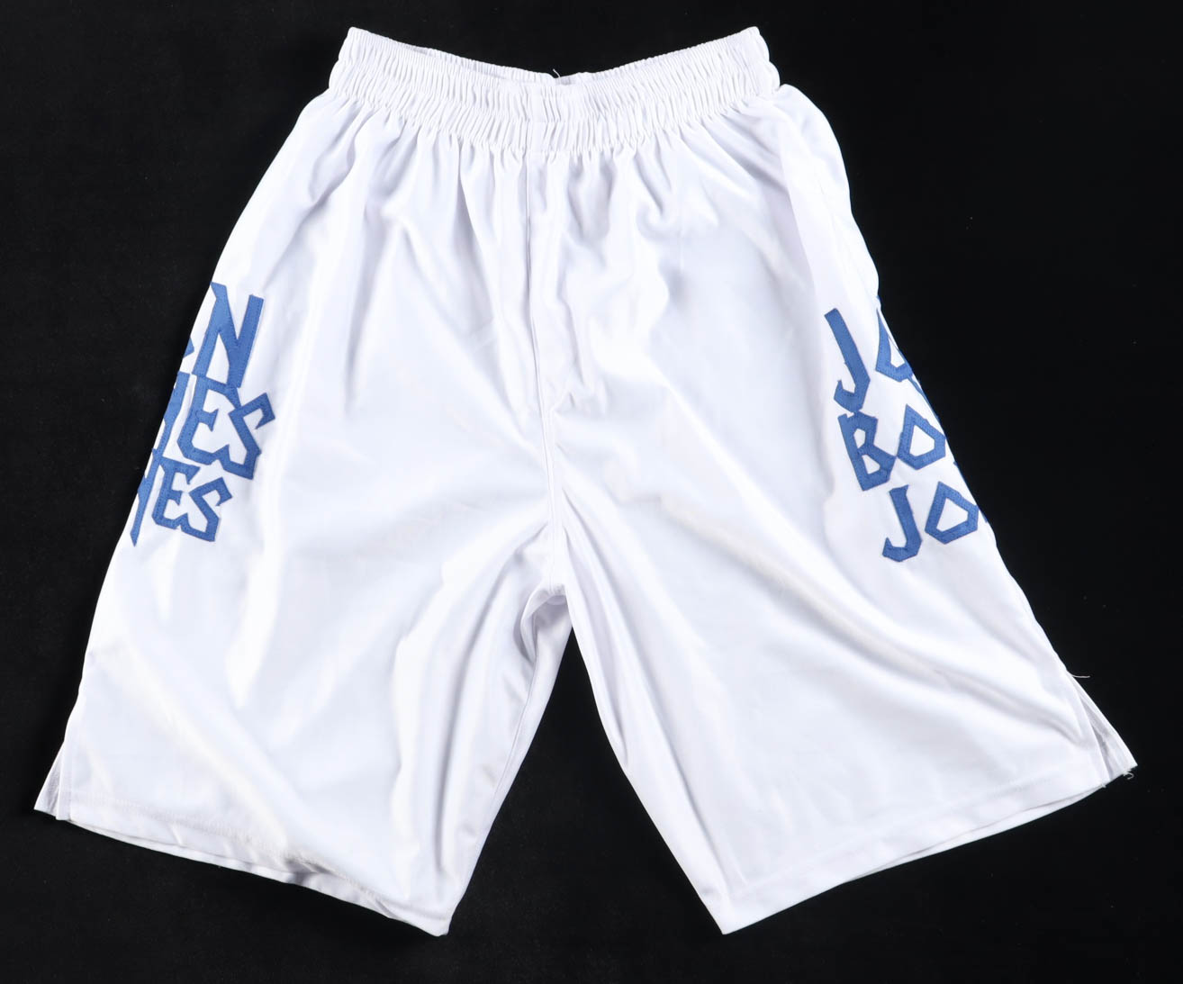 Jon "Bones" Jones Signed Boxing Trunks (Beckett) at PristineAuction.com Jon "Bones" Jones Signed Boxing Trunks (Beckett) at PristineAuction.com