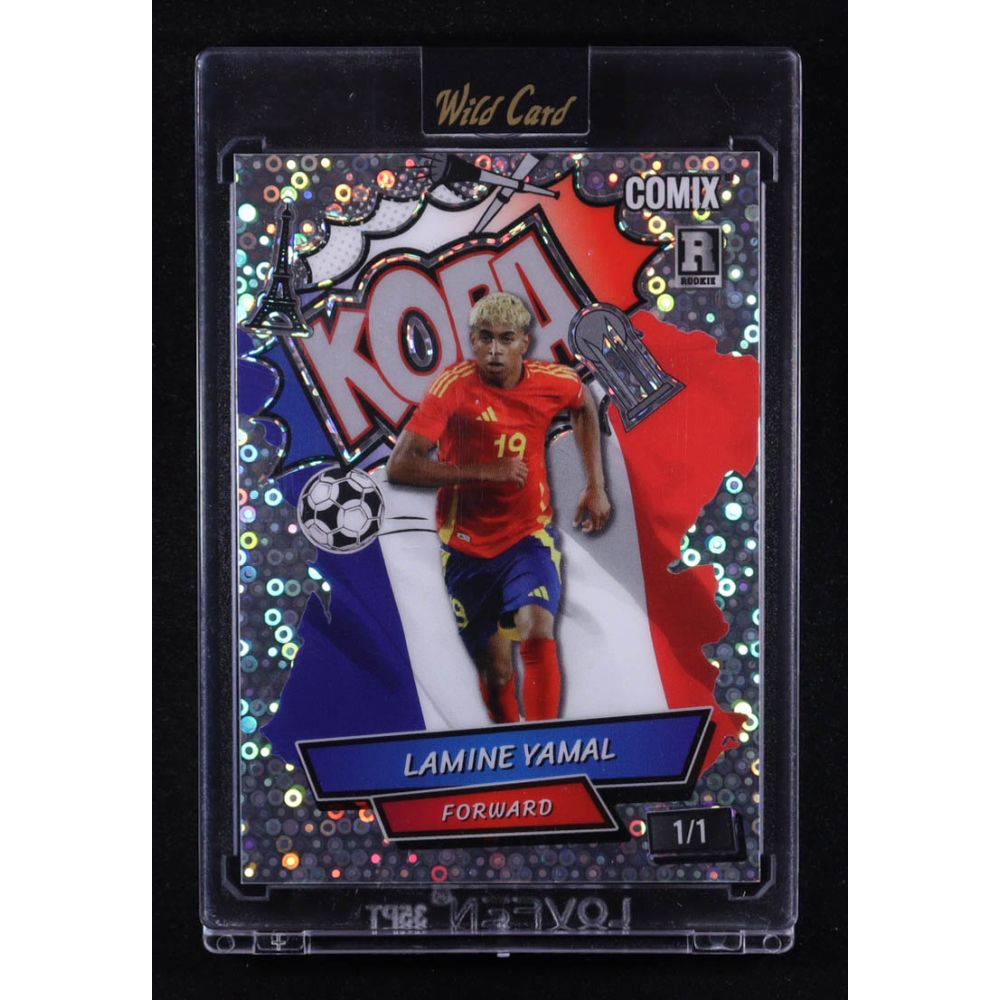Lamine Yamal 2024 Wild Card Comix Disco Silver Kopa #ACBLK-LY06 #1/1 RC at PristineAuction.com