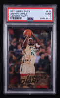 Lebron James 2003 Upper Deck Lebron's Diary #LJ3 RC (PSA 9) at PristineAuction.com
