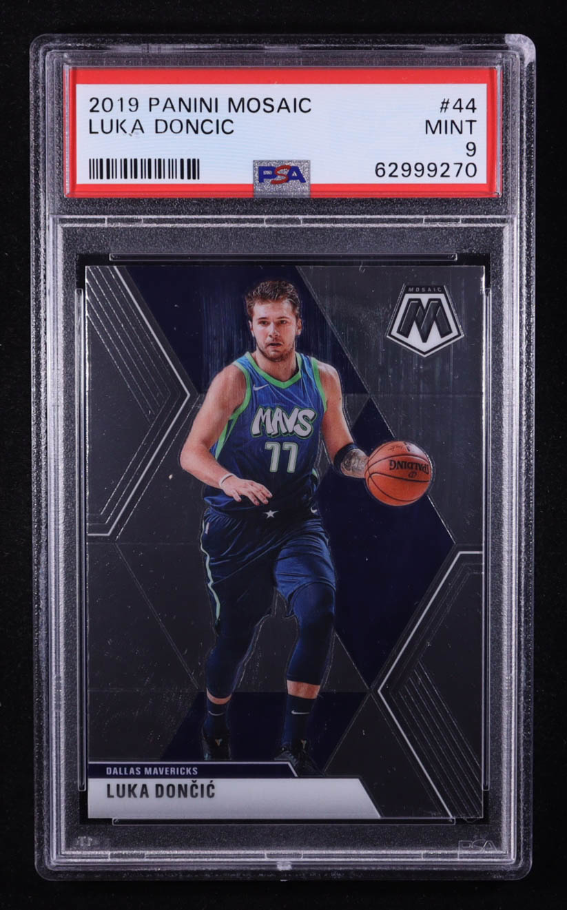 Luka Doncic 2019-20 Panini Mosaic #44 (PSA 9) at PristineAuction.com Luka Doncic 2019-20 Panini Mosaic #44 (PSA 9) at PristineAuction.com