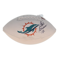 Bob Griese Signed Dolphins Logo Football (JSA) at PristineAuction.com