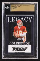 Joe Montana 2024 Leaf Joe Montana Legacy Base Auto Pre-Production Proof Clear Platinum #NNO #1/1 (Leaf Encapsulated) at PristineAuction.com