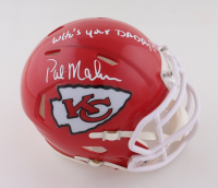 Patrick Mahomes Sr. Signed Chiefs Speed Mini Helmet Inscribed "Who's Your Daddy?" (Schwartz) at PristineAuction.com