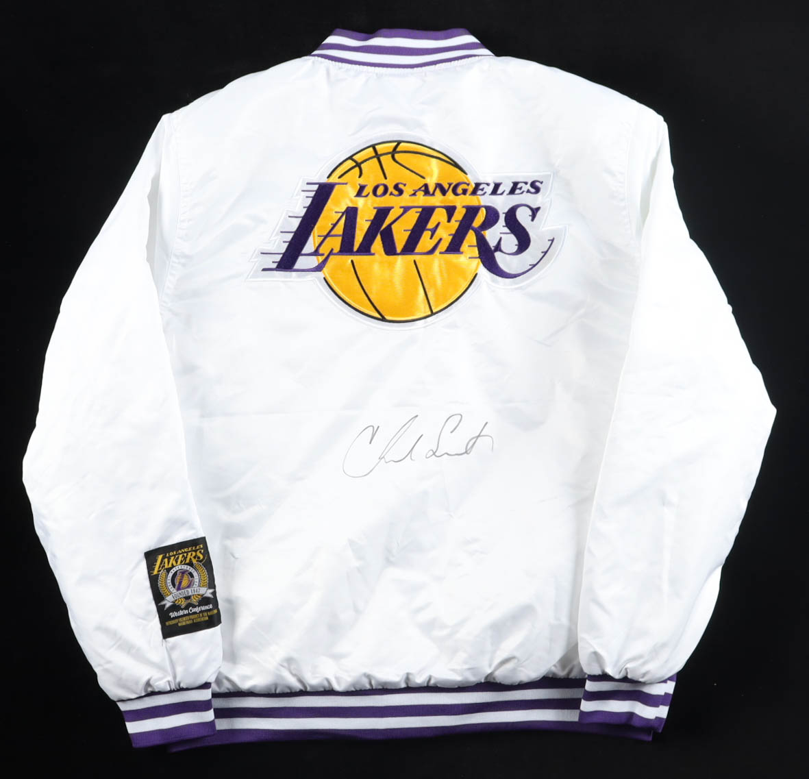 Chad Smith Signed Lakers Ultra Game Warm-Up Jacket (JSA) at PristineAuction.com Chad Smith Signed Lakers Ultra Game Warm-Up Jacket (JSA) at PristineAuction.com