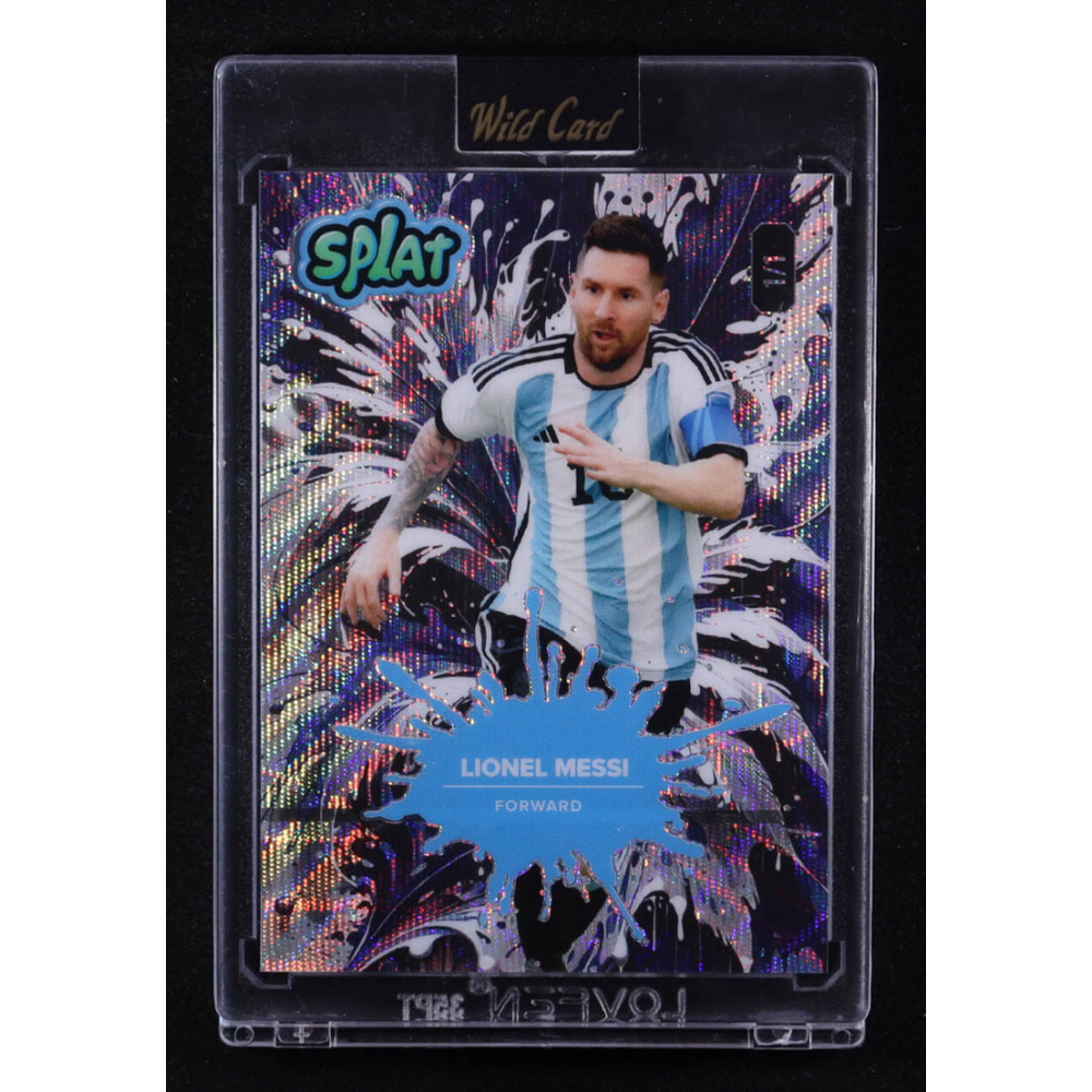 Lionel Messi 2024 Wild Card Splat Wave #SBONESA05-LM #1/1 at PristineAuction.com