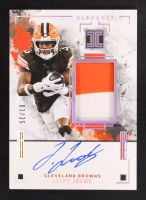 Jerry Jeudy 2025 Panini Impeccable Elegance Veteran Patch Autographs Silver #11 #03/35 at PristineAuction.com