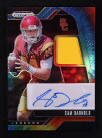 Sam Darnold 2025 Panini Prizm Draft Picks Legends Patch Autographs Tie-Dye #13 #24/25 at PristineAuction.com