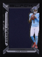 Cam Ward 2025 Panini Black Sizeable Rookie Memorabilia #1 #026/199 RC at PristineAuction.com