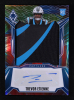 Trevor Etienne 2025 Panini Phoenix Rookie Patch Autographs Dreamweaver #3 #2/6 RC at PristineAuction.com