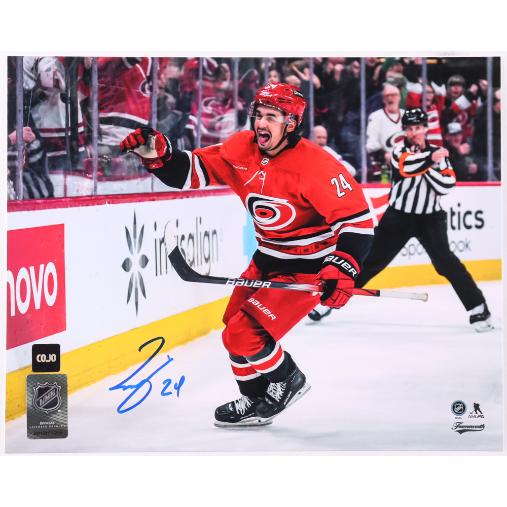 Seth Jarvis Signed Hurricanes 8x10 Photo (COJO) at PristineAuction.com