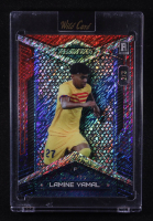 Lamine Yamal 2024 Wild Card Alumination Red and Blue Shimmer #ABC-LY9 #2/3 RC at PristineAuction.com