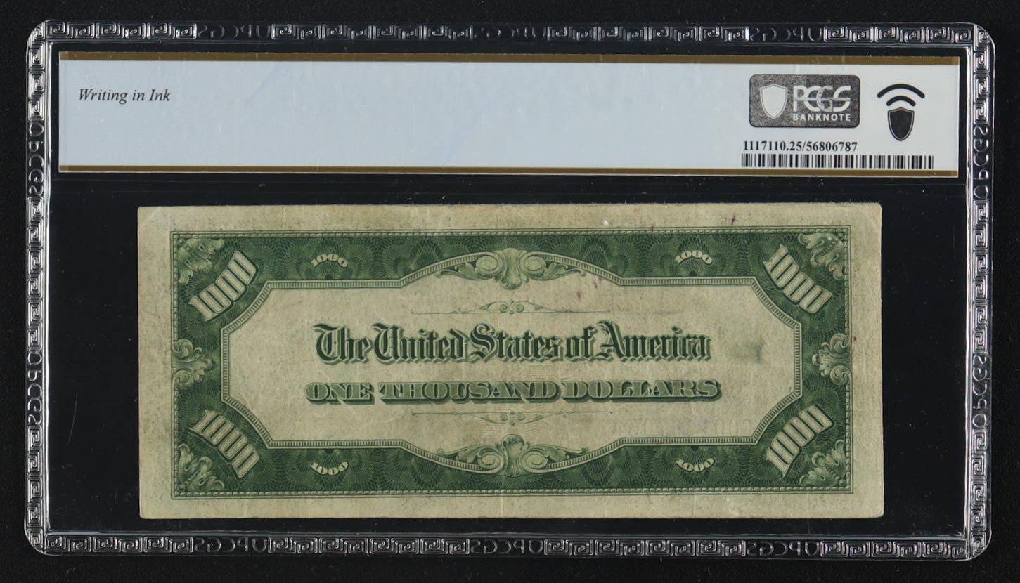 1934 United States of America $1,000 One Thousand Dollar Federal Reserve Note (PCGS 25) at PristineAuction.com 1934 United States of America $1,000 One Thousand Dollar Federal Reserve Note (PCGS 25) at PristineAuction.com