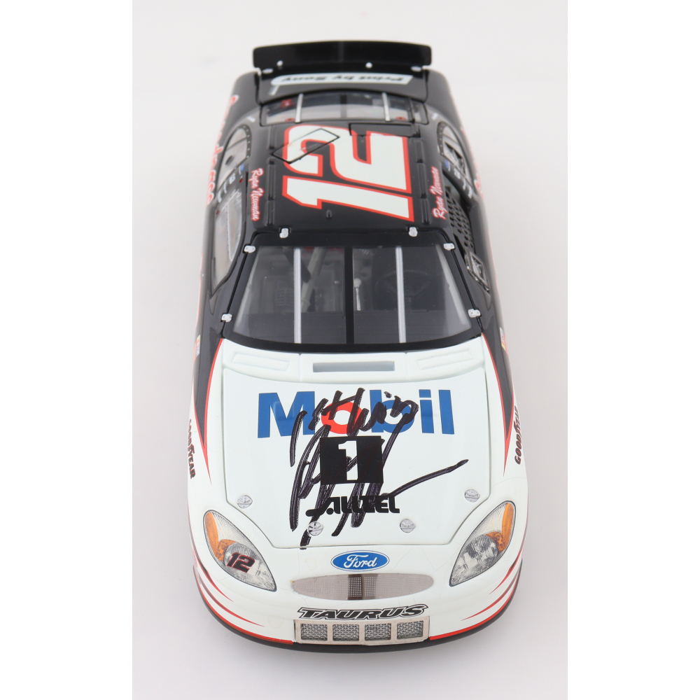 Ryan Newman Signed NASCAR LE  #12 Mobile 1 Ford Taurus  1:24 Die-Cast Car (Beckett) at PristineAuction.com