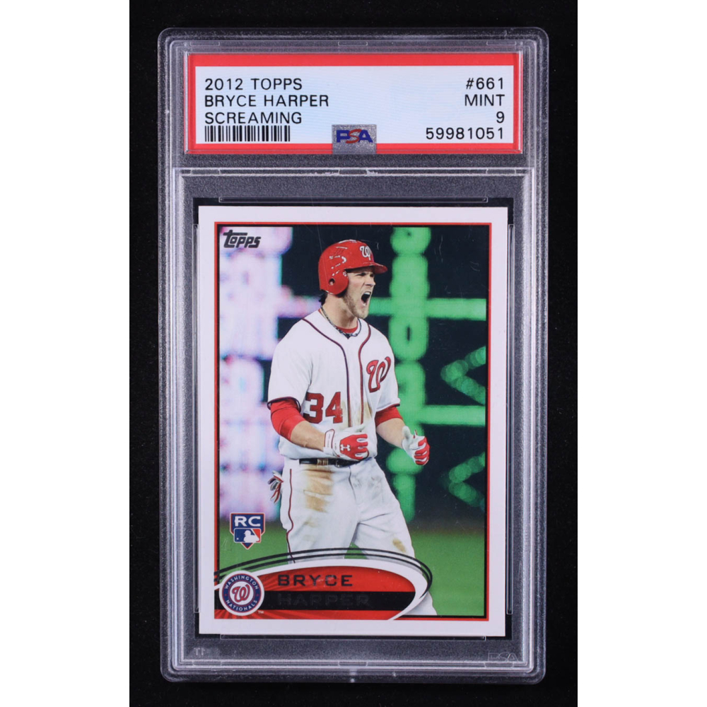 Bryce Harper 2012 Topps Screaming #661 RC (PSA 9) at PristineAuction.com