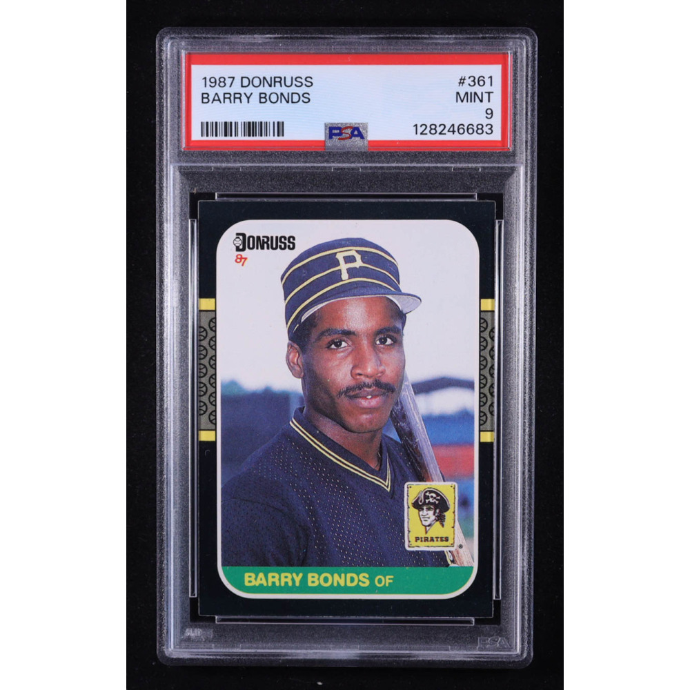 Barry Bonds 1987 Donruss #361 RC (PSA 9) at PristineAuction.com