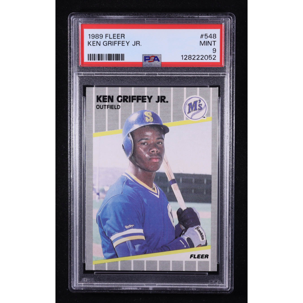 Ken Griffey Jr. 1989 Fleer #548 RC (PSA 9) at PristineAuction.com