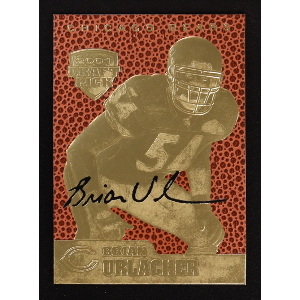 Brian Urlacher 2006 Merrick Mint Feel the Game Sculpted Gold Cards #3 at PristineAuction.com