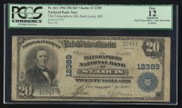 1902 United States of America $20 Twenty Dollar National Bank Note (PCGS 12) at PristineAuction.com