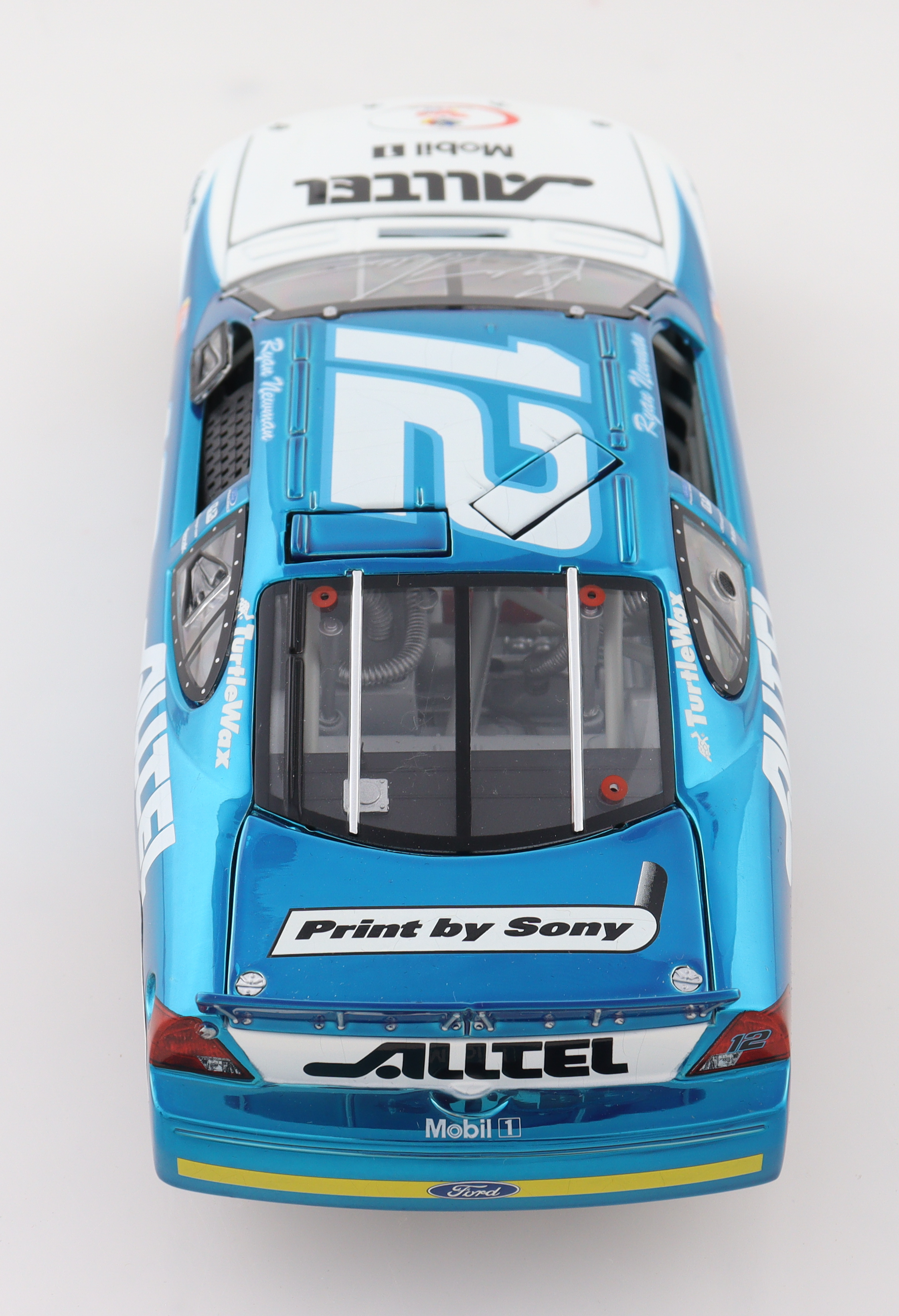 Ryan Newman Signed NASCAR LE #12 AllTel Mobil 1 2002 Ford Taurus 1:24 Die-Cast Car (Beckett) at PristineAuction.com Ryan Newman Signed NASCAR LE #12 AllTel Mobil 1 2002 Ford Taurus 1:24 Die-Cast Car (Beckett) at PristineAuction.com