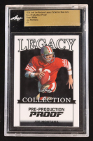 Joe Montana 2024 Leaf Joe Montana Legacy Base Auto Pre-Production Proof Clear White #NNO #1/1 (Leaf Encapsulated) at PristineAuction.com