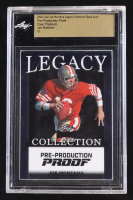 Joe Montana 2024 Leaf Joe Montana Legacy Base Auto Pre-Production Proof Clear Platinum #NNO #1/1 (Leaf Encapsulated) at PristineAuction.com