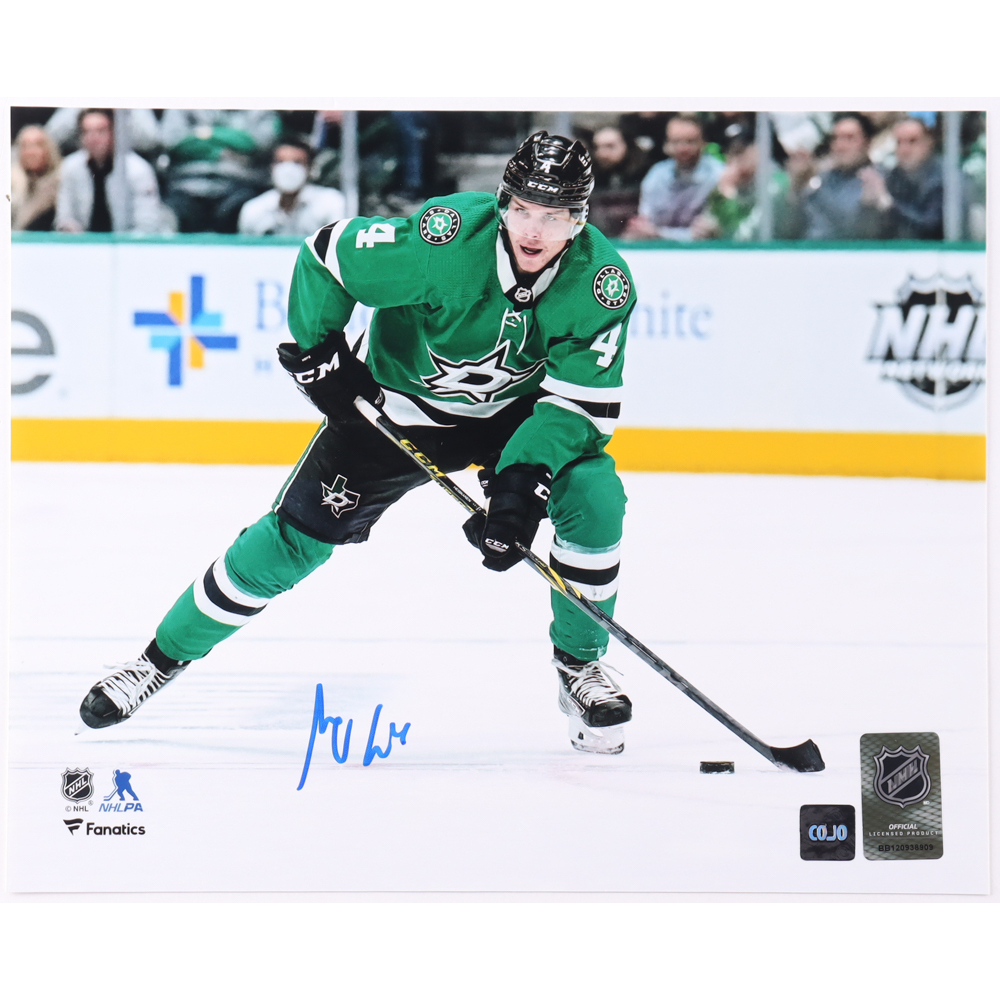 Miro Heiskanen Signed Stars 8x10 Photo (COJO) at PristineAuction.com