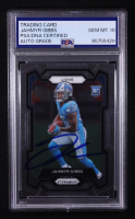 Jahmyr Gibbs Signed 2023 Panini Prizm #331 RC (PSA | Autograph Graded PSA 10) at PristineAuction.com