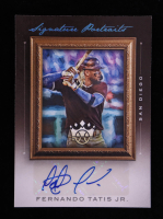 Fernando Tatis Jr. 2021 Diamond Kings Signature Portraits Holo Platinum Blue #13 #04/25 at PristineAuction.com